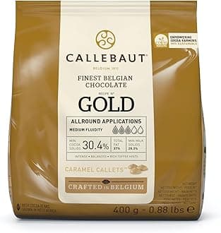CallebautFinest Belgian Gold Chocolate with Caramel Couverture Callets 400g