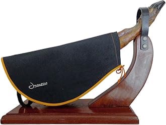 Jamonprive Black Ham Cover with Orange Edge Ham Cover Ideal for Protecting Ham and Serrana or Iberian Shoulder