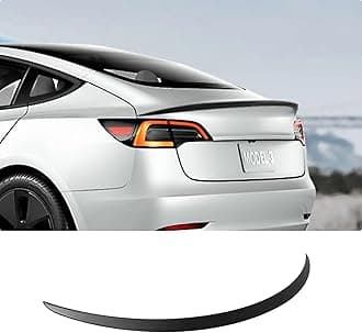 BASENOR 2019-2023 Tesla Model 3 Performance Spoiler Original Trunk Wing ABS Matte Black Gen 2