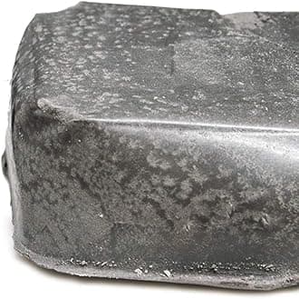 Buffing Compound for Coarse Buffing, Metal Polishing Compound for Buffing Wheel, Stainless Steel Scratch Remover Buffing Bar for Deburring on Metals, 1 Pound Bar (Black Emery)