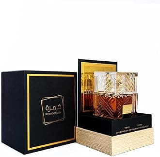 Khamrah Perfum with FREE 3ml Perfume Spray - Luxury Arabian Fragrance For Men, Women, Unisex - Sweet, Vanilla, Amberwood - Long Lasting Luxury - EDP 100ml