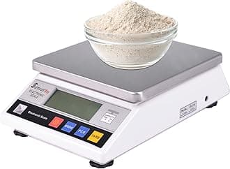 SurmountWay High Precision Scale 3kg x 0.1g Accurate Digtal Laboratory Lab Industrial Scientific Electronic Scale Commerical Counting Kitchen Scales Jewelry Gold Analytical Weighing(3000g,0.1g)