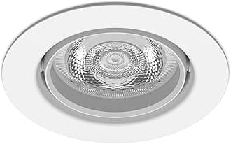 Philips LED Impala Recessed Spot Light 2200 - 2700K [Warm Glow Dimmable - White] for Indoor Lighting, Bedroom, Bathroom