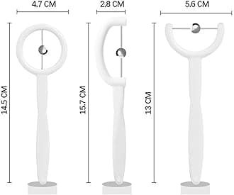 3pcs Kids Tongue Tip Lateralization Elevation Tools Tongue Tip Exercise Set Oral Muscle Training Tool Autism Speech Therapy Tools (Light Blue)