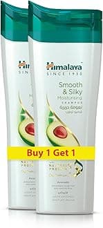 Himalaya Smooth & Silky Moisturizing Shampoo Moisturize Your Rough & Frizzy Hair - 2 X 400ml