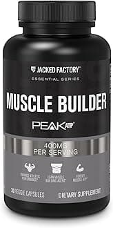 Jacked Factory - Essentials Muscle Builder Daily Building For Men With Atp Peak Value To Support Building, Improving Athletic Performance And Strengthening Atp-Sp