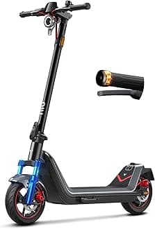 NIU 100P/100F/300P/300X Electric Scooter Adult - E Scooter with Suspension, 600-1000W Peak Power, 18-37.3 Miles Max Range, Top Speed 17.4-23.6MPH, Commuting E-Scooter