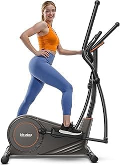 Niceday Elliptical Exercise Machine, Elliptcal Machine for Home, 15.5IN/16IN/20IN Stride Elliptical Machine, Elliptcal Training Machine with 16 Level Resistance, 500LBS Loading Capacity