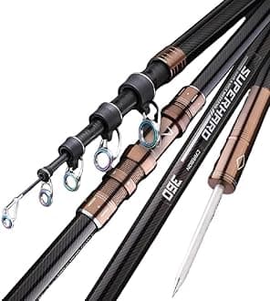 7Ft 9Ft 12Ft 13Ft 14Ft 15Ft Telescopic Fishing Rod Carbon Portable Spinning Fishing Pole for Boat Saltwater and Freshwater Surfcasting Baitcasting Rod Long Distance Throwing Fishing Rod