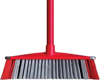 Vileda 3 Action Broom, Red