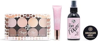 W7 The Fixer Glow Set - Dewy Finish - 4Pcs - Bronze, Contour & Secure