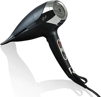 Helios Hair Dryer ― 1875w Professional Blow Dryer, Longer Life + Brushless Motor Lightweight Hair Dryer for Salon-Worthy Blowout ― Black
