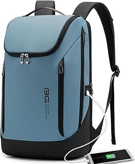 BANGE Business Smart Backpack Waterproof fit 15.6 Inch Laptop Backpack with USB Charging Port,Travel Durable Backpack