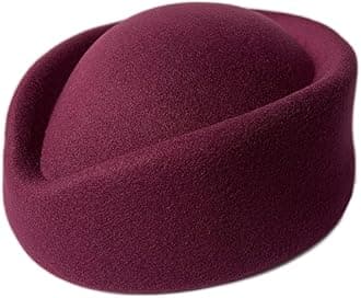 Wool Cap Stewardess Pillbox Hat Teardrop Fascinator Base Sweet Design