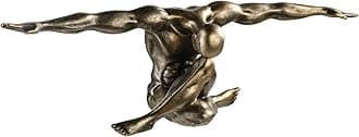 Casablanca modernes Design Sculpture Cliffhanger, 61 x 20cm, Bronze Finish