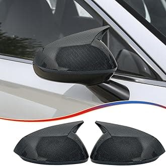 Side Mirror Cover, for Hyundai Sonata 2024 2025, 2PCS Turn Signal housing Cover Accessories - Carbon Fiber