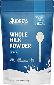 Whole Milk Powder (24 Oz/1.5lb/680 grams): Non-GMO, Hormone-Free and Produced in USA