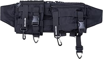 Streetwear Techwear Waist Bag for Men (Black1, One Size)