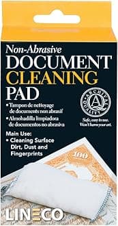 Lineco Doument Cleaning Pad, 2 X 3 inches (782-1004M), Clear LIN-782-1004M
