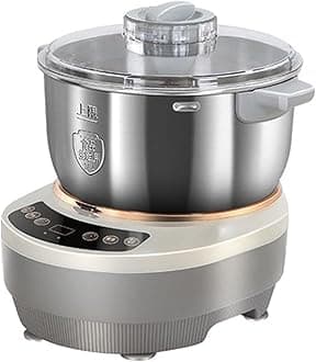 Dough Kneading Machine with Ferment Function, 304 Stainless Steel Professional Salad Maker with Microcomputer Timing, 7L Capacity Split Design Dough Mixer Machine for Easy Cleaning [Energy Class A]