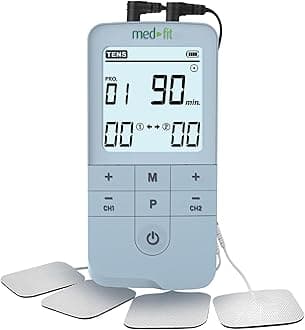 Med-Fit Digital EMS Electronic Sports Muscle Stimulator and Muscle Toning Machine also includes 12 pain relief programmes