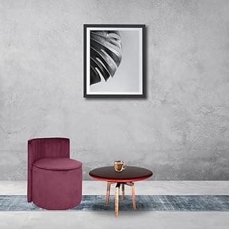 ROUNDHILL FURNITURE Ottoman Pouffes Sitting Mudda with Backrest for Home Décor Living Room - Light Purple