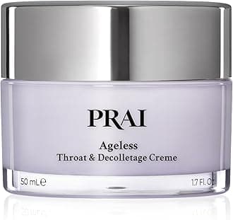 – PRAI Ageless Throat & Decolletage Creme 50ml - Anti-Ageing, Collagen Boosting Skincare Cream - Tightens & Firms Skin, Reduces Wrinkles - Luxury Neck Moisturiser With Hyaluronic Acid - 7 Day Results