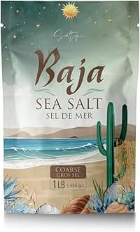 1lb Baja Sea Salt Coarse - Contains a Balance of 90 Minerals Helping You Stay Hydrated And Improve Electrolyte Balance-100% Unrefined - GMO-free - Paleo- Vegan