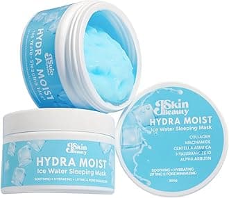 J Skin Beauty HYDRA MOIST Ice Water Sleeping Mask, 300g Fast absorbing.With cooling effect