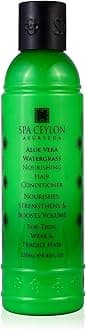 Aloe Vera Watergrass Nourishing Hair Conditioner | Nourishes Strengthens and Boosts Volume for Thin Weak and Fragile Hair