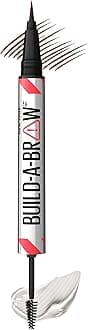 Build-A-Brow 2-in-1 Brow Pen and Sealing Eyebrow Gel, Eyebrow Makeup for Real-Looking, Fuller Brows, Deep Brown, 1 Count