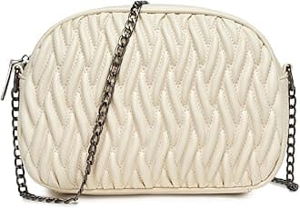 Miss LuluCrossbody Bag Unisex Camera Bags Handbag Shoulder Bag with Adjustable Wide Strap PU with Denim Style