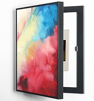 C,40X50cm, Wall-Mounted Electrical Panel Cover Minimalist Hidden Meter Box Decorative Painting Modern Decorative Abstract Art Painting Box Decoration Detachable Fuse Box Cover [Energy Class A]