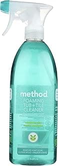 Method Foaming TUB+TILE CLEANER, Eucalyptus Mint, 28 Ounce, 1 pack, Packaging May Vary