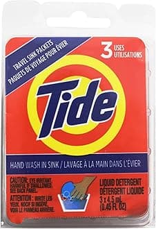 Tide Travel Sink Packets Size 3ct