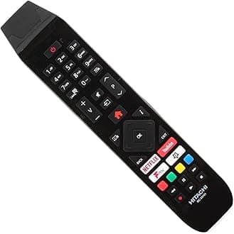121AV - Replacement Remote Control for Hitachi RC43141 30100945 2018 2019 Smart LED TVs