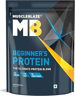 Beginner's Whey Protein, No Added Sugar, Faster Muscle Recovery & Improved Strength (Chocolate, 2 kg / 4.4 lb)