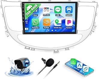 2G+64G Android Car Stereo for Hyundai Genesis Sedan 2009-2014 with Wireless Carplay Android Auto Mirror Link 9 inch Touchscreen Car Radio with GPS Navigation WiFi 26UI Bluetooth FM Backup Camera MIC