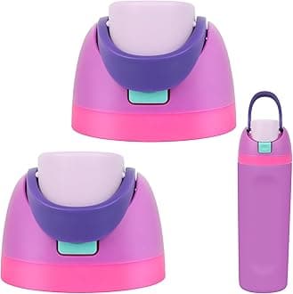 Replacement Lid for Owala Freesip, 2 PCS One Button Water Bottle Top Replacem...