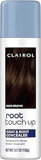 Root Touch-Up by Nice'n Easy Temporary Hair Coloring Spray, Dark Brown Hair Color, Pack of 1
