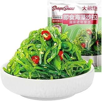 Instant Shredded Seaweed,Cold Salad,wakame,Vegetables,Japanese Side Dishes,Pickles,Vegan,Sweet and Sour Spicy Dishes,Instant Meal Replacement, Kimchi,Delicious Snack Gift (1bag)