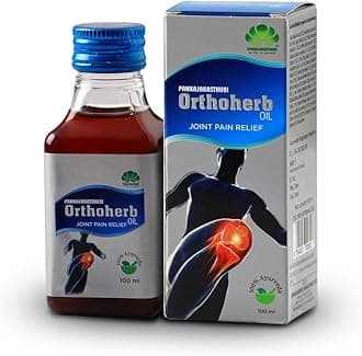 Orthoherb Oil Ayurvedic Pain Relief from Joint, Muscle, Back Pain, Sprains, Sports injuries reducing Inflammation and Sciatica - 100ml