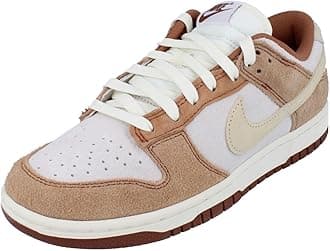 NIKEMen's Dunk Low Retro PRM Basketball Shoe, Sail Fossil Med Curry, 9 UK