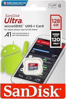 SanDisk 128GB Ultra® microSDXC 120MB/s A1 Class 10 UHS-I