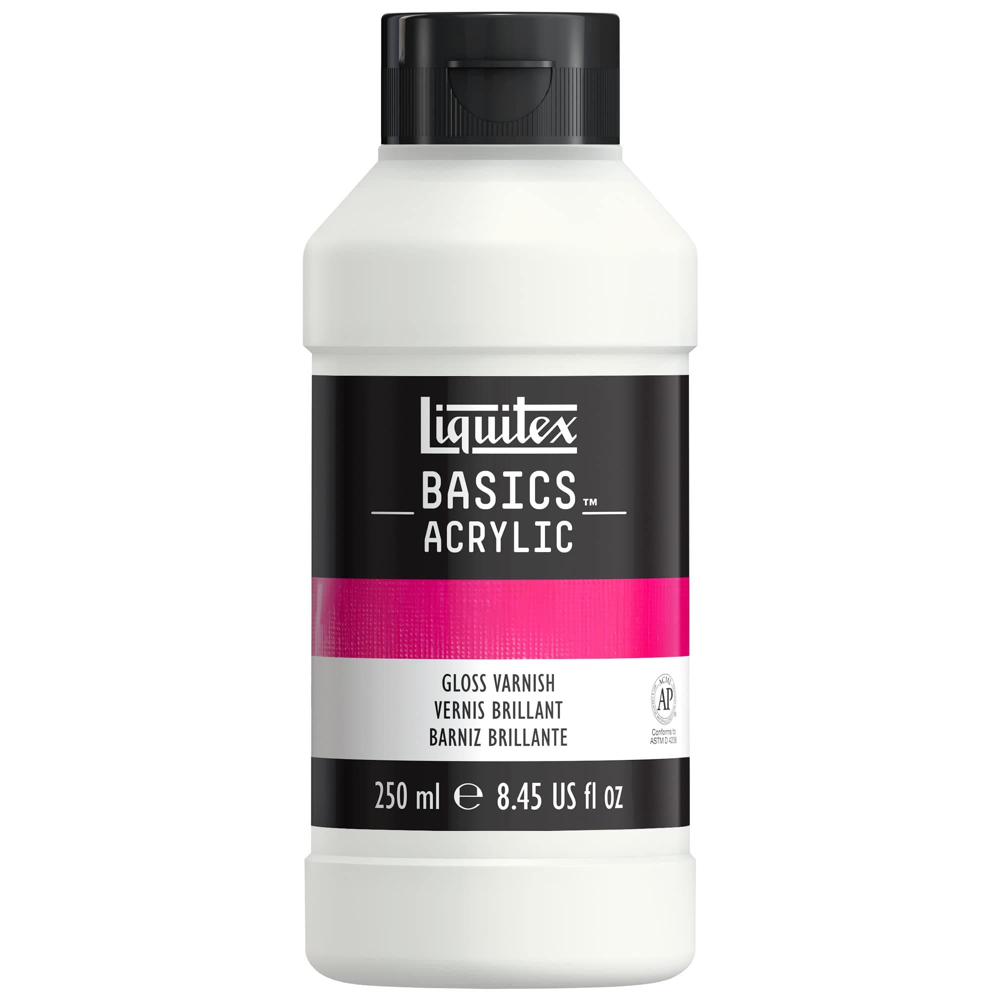 BASICS Gloss Varnish, 250ml (8.4oz) Bottle