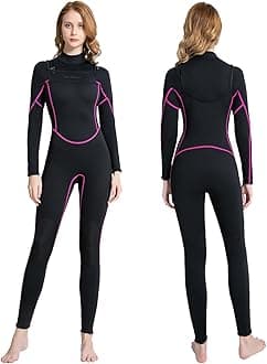 LemorecnMen's Wetsuit 3/2mm and 5/4mm,Full Wetsuits for Men and Women,Wetsuits for Diving Snorkeling Surfing Swimming