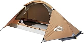 camppal 1 Person Tent for Camping Hiking Mountain Hunting Backpacking Tents 4 Season Resistance to Windproof Rainproof and Waterproof