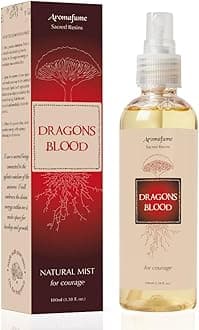 Dragons Blood Natural Resin Mist Spray by Aromafume | 100 ml / 3.3oz | Ideal for spirituality & rituals | Made with Dragons Blood Resin from Socotra | Non-alcoholic, non-toxic & vegan