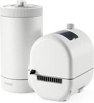 C2500 Krystal Clear Cartridge Filter Pump for Above Ground Pools: 2500 GPH Pump Flow Rate – Improved Circulation and Filtration – Easy Installation – Improved Water Clarity – Easy-to-Clean