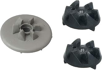 AJS spares- Motor & Jar Coupler Set For "Panasonic/National Panasonic" Mixer Grinders "D-Hole" (Plastic, Rubber),Black